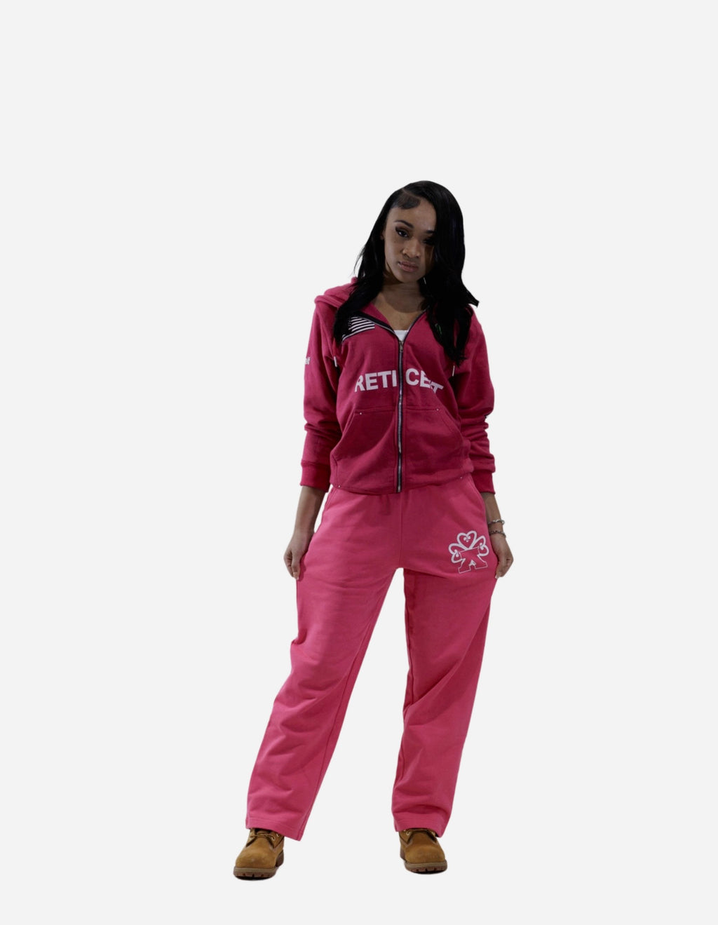 Racer Hoodie Pink Women