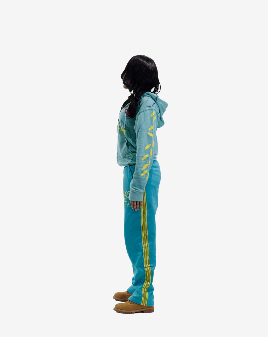 Racer Pants Turquoise Women