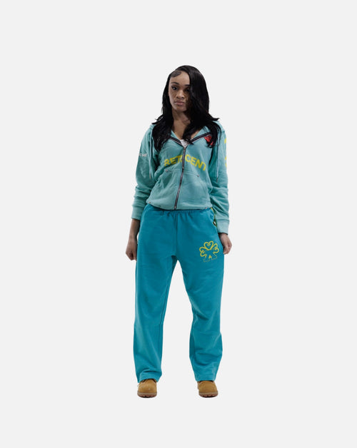 Racer Hoodie Turquoise Women