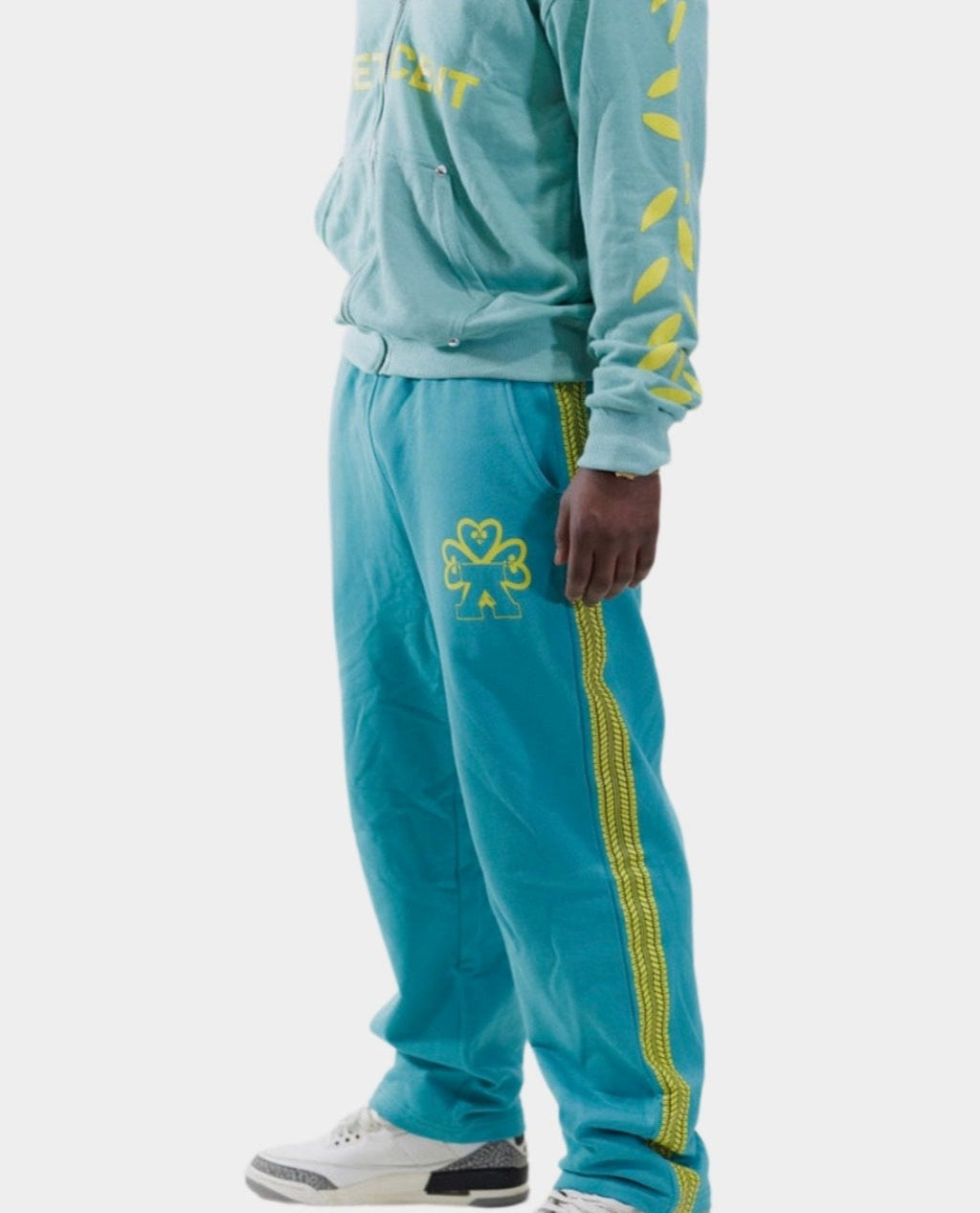 Racer Pants Turquoise Men