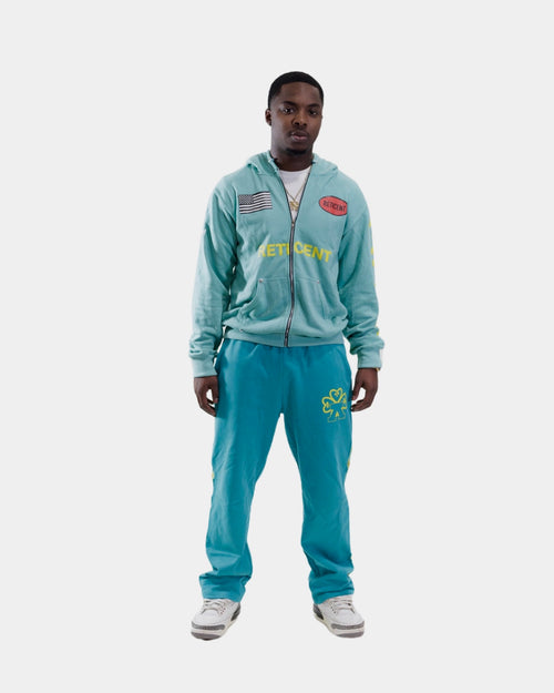 Racer Hoodie Turquoise Men