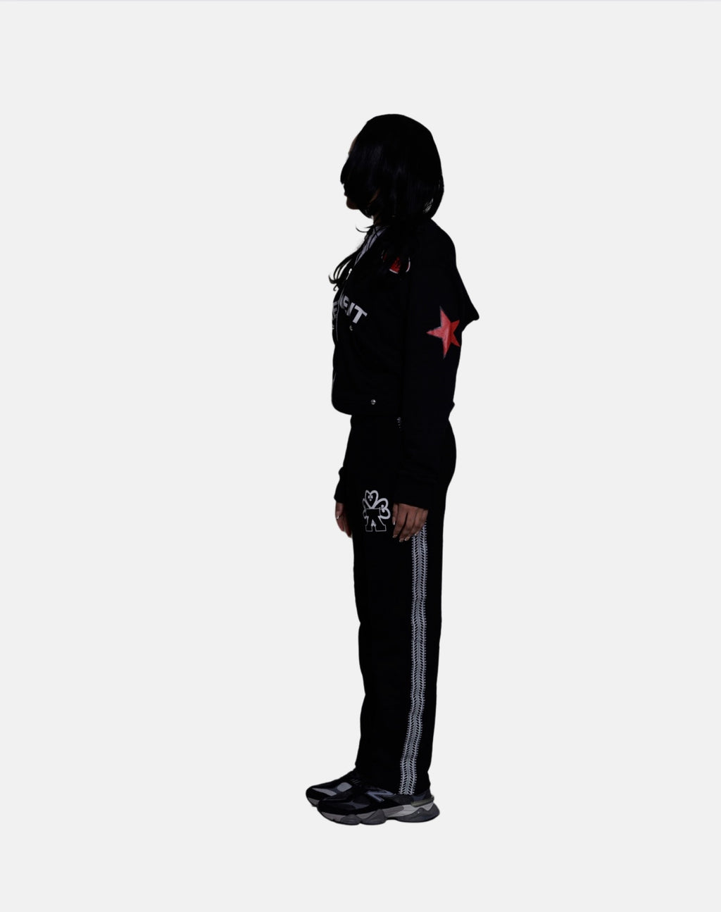 Racer Pants Black Women