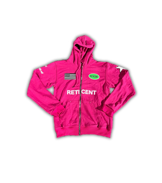 Racer Hoodie Pink