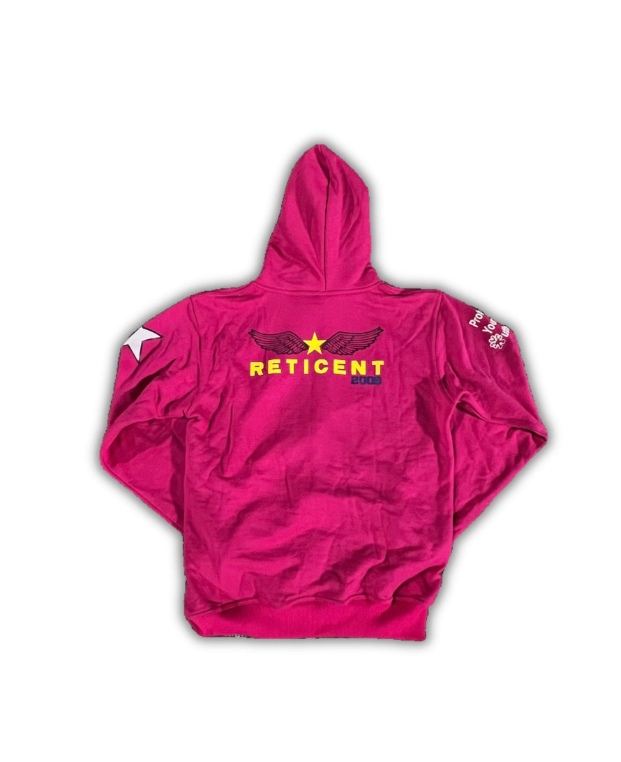 Racer Hoodie Pink