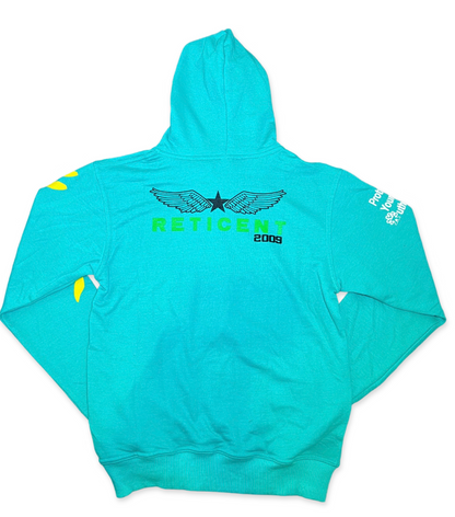 Racer Hoodie Turquoise