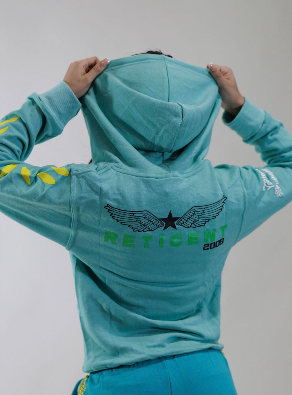 Racer Hoodie Turquoise Women