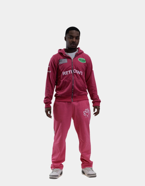 Racer Hoodie Pink Men